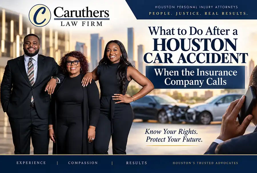 What to Do After a Houston Car Accident When the Insurance Company Calls